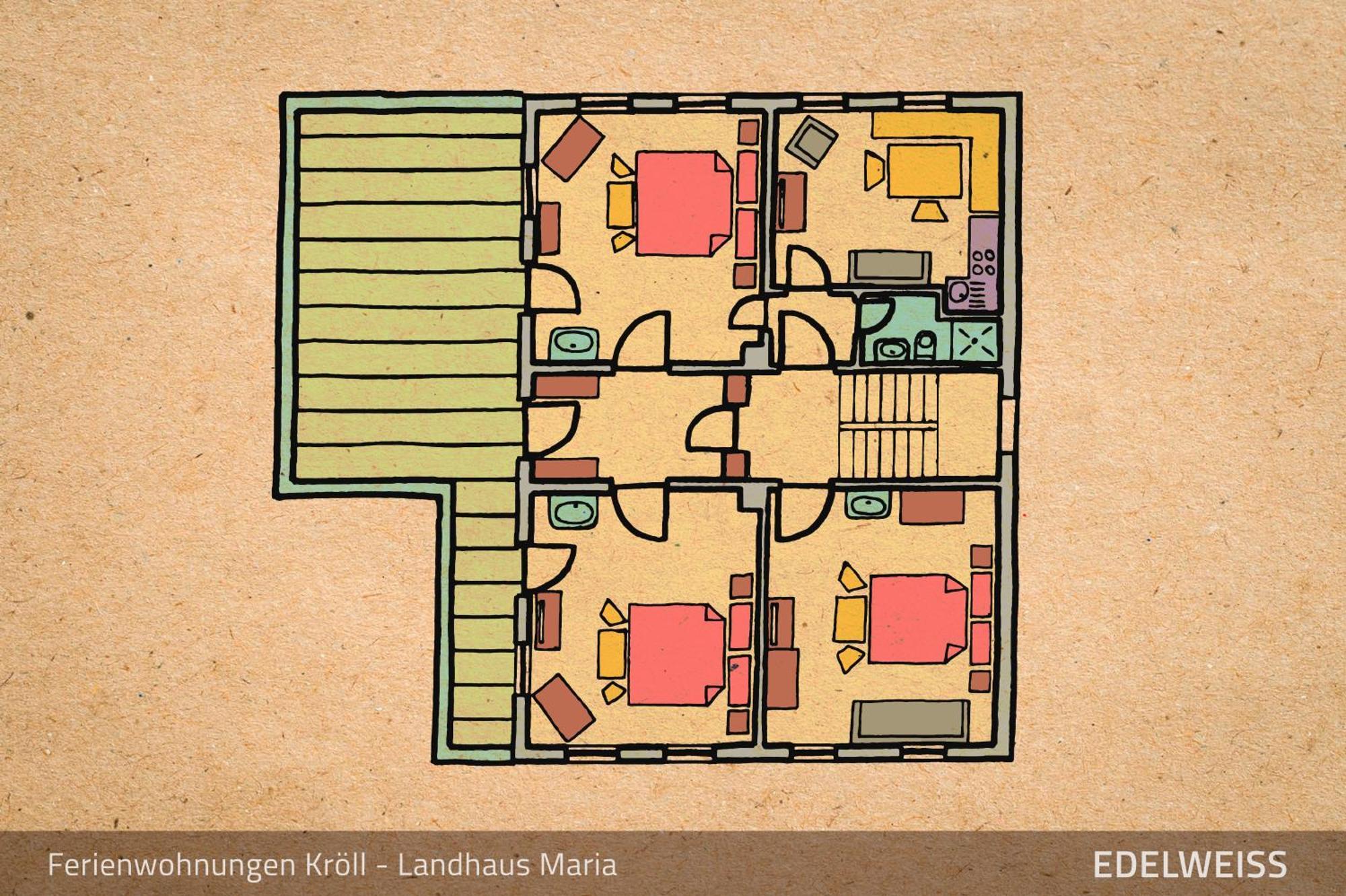 Ferienwohnungen Kroll - Appartements Viktoria Und Landhaus Maria Mayrhofen Oda fotoğraf