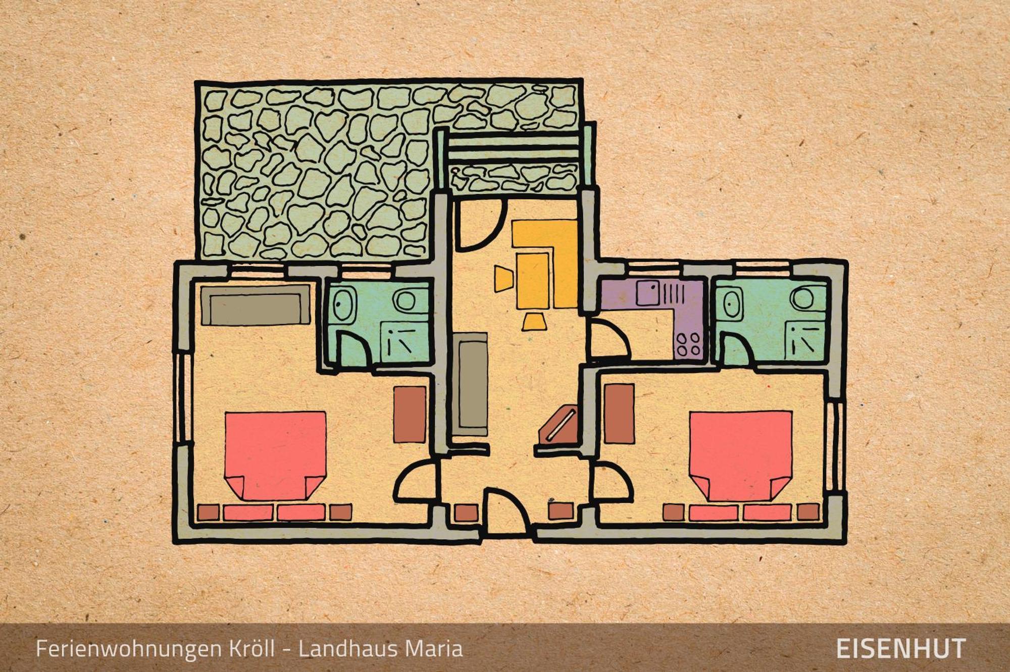 Ferienwohnungen Kroll - Appartements Viktoria Und Landhaus Maria Mayrhofen Oda fotoğraf