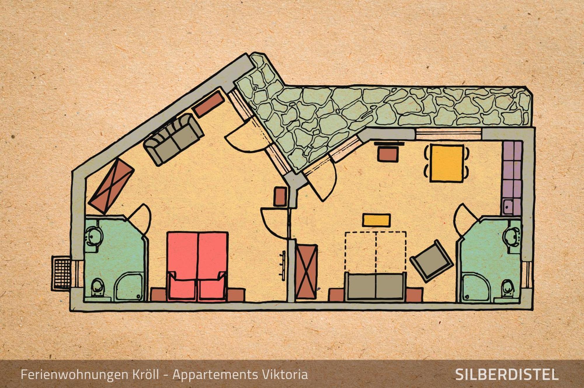 Ferienwohnungen Kroll - Appartements Viktoria Und Landhaus Maria Mayrhofen Oda fotoğraf